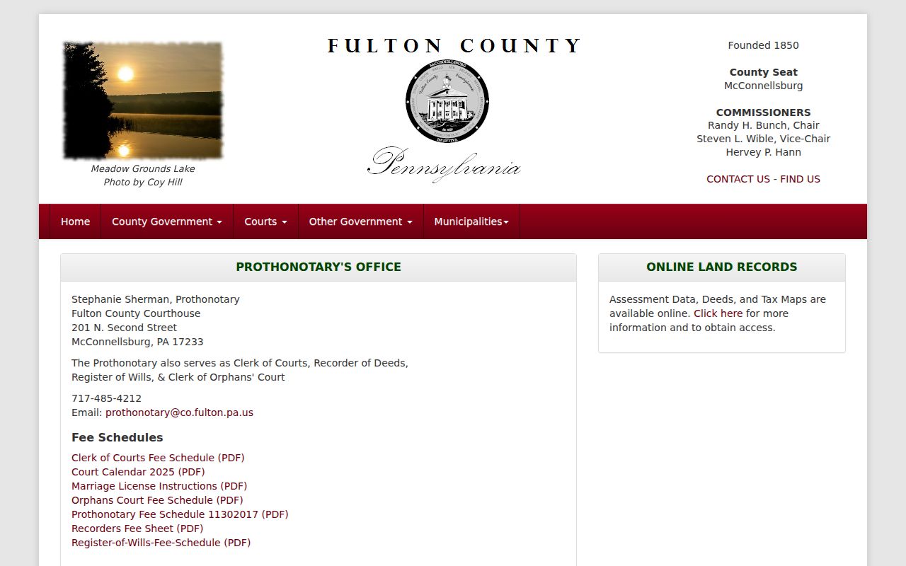 Fulton County criminal case records at the Clerk of Courts page