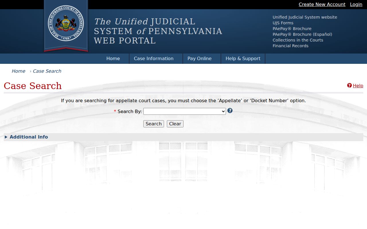 Fulton County criminal court cases in the UJS public case search