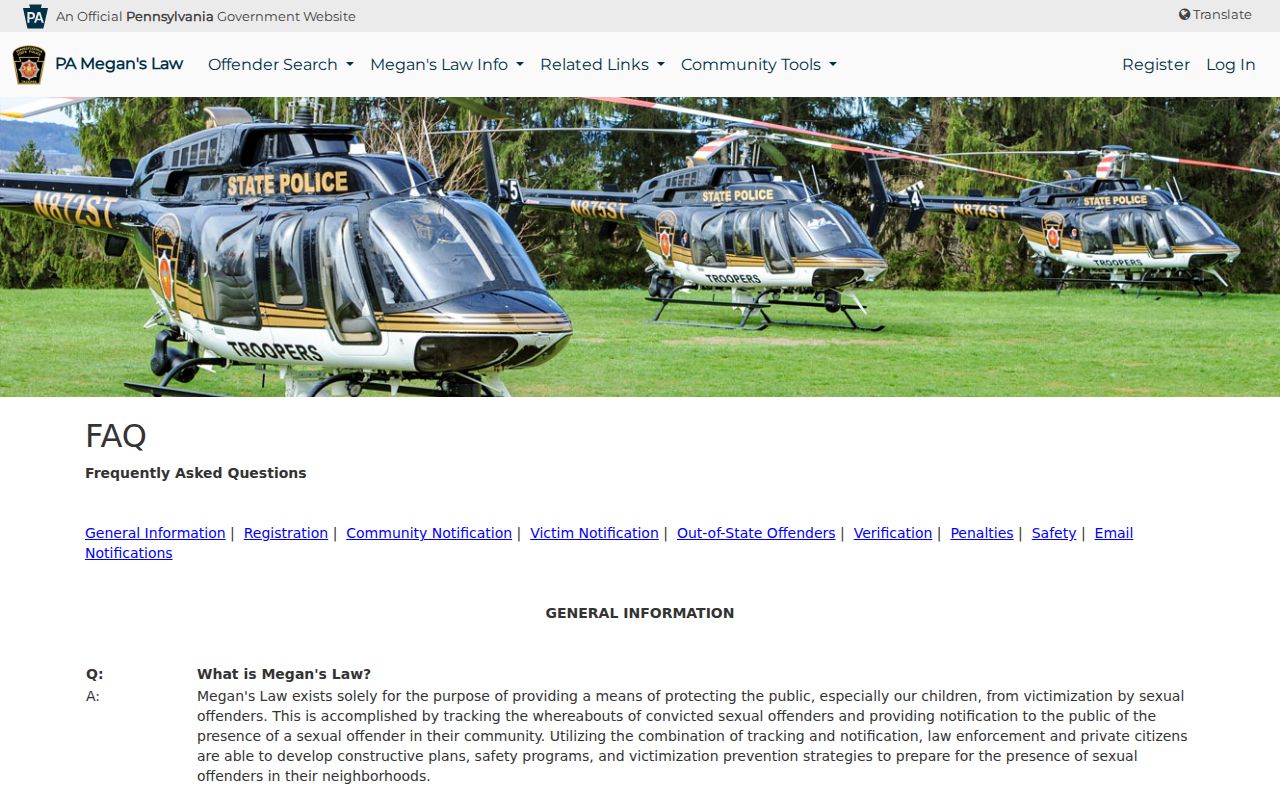 Fulton County sex offender registry notification and profile guidance